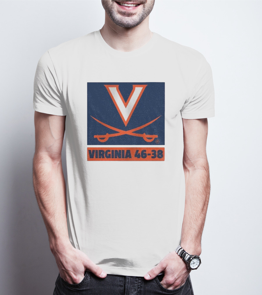 UVA Cavaliers Victory Hoos Did It Again Virginia 46-38 T-Shirt