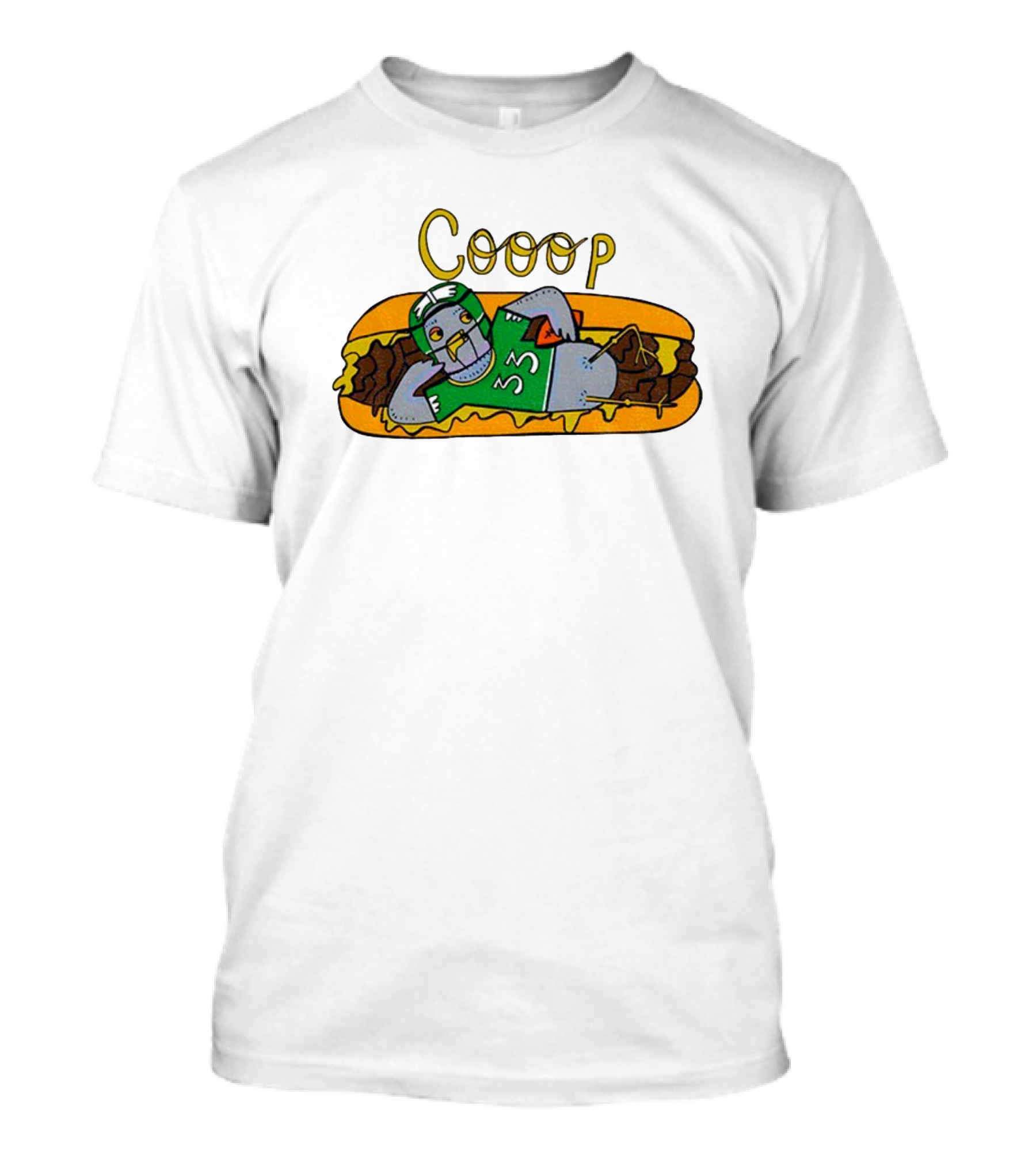 Cooop 33 Philadelphia Eagles Funny Hot Dog Meme T-Shirt