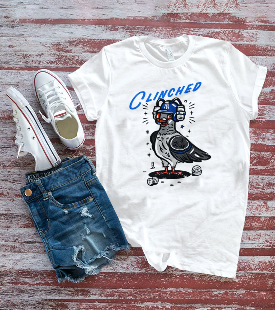 Dove Clinched New York Yankees MLB Baseball 2025 T-Shirt