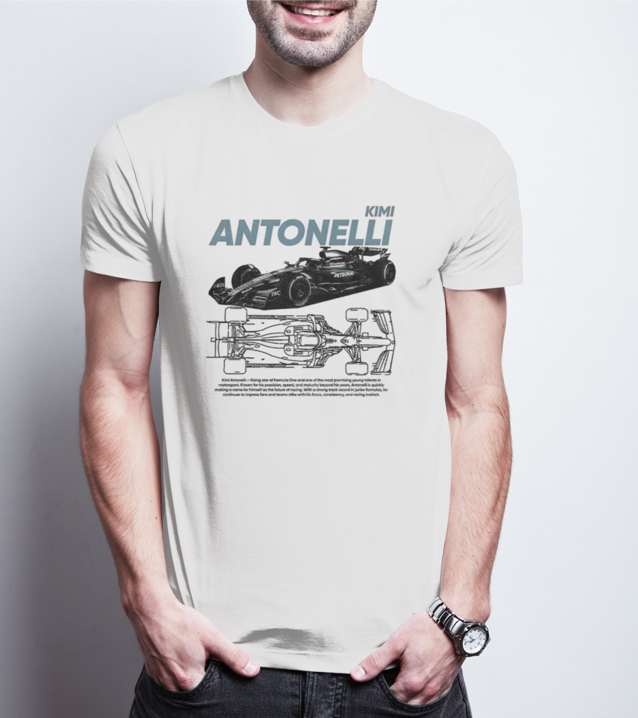 Kimi Antonelli Motorsport Fan Rising Star Formula One Racing Enthusiast T-Shirt