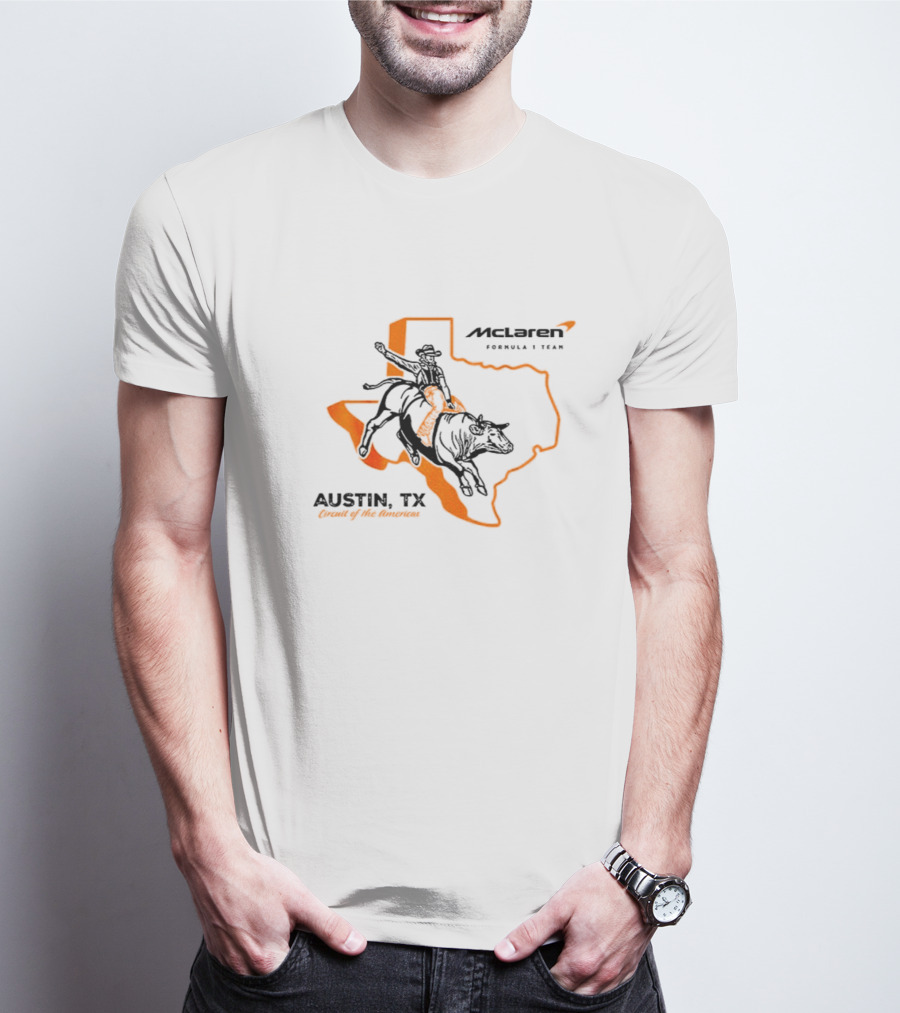 Mclaren Formula 1 Team Texas Circuit Of The Americas Austin TX T-Shirt