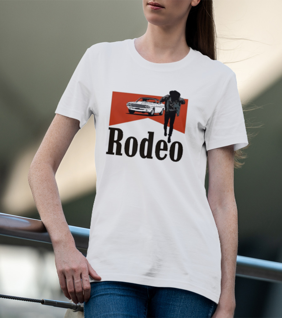 Johnny Stimson Rodeo Car Silhouette T-Shirt