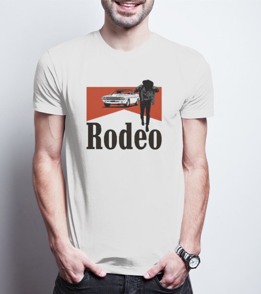 Johnny Stimson Rodeo Car Silhouette T-Shirt