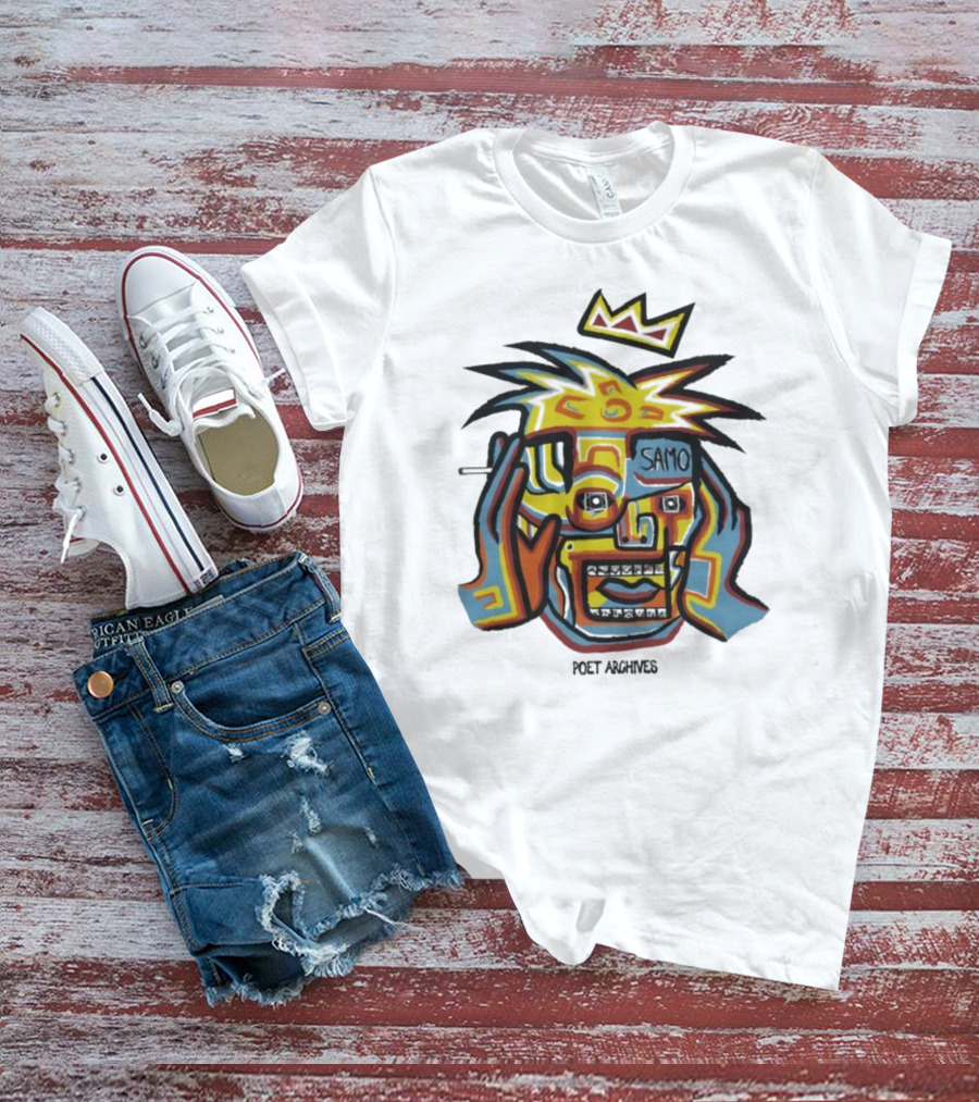 SAMO Crown Poet Archives Street Art Inspired T-Shirt