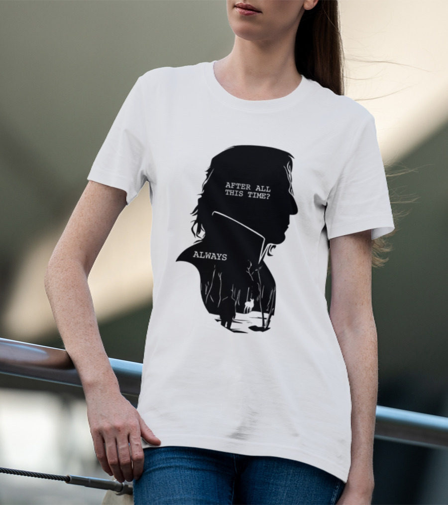 Alan Rickman Always After All This Time Silhouette T-Shirt