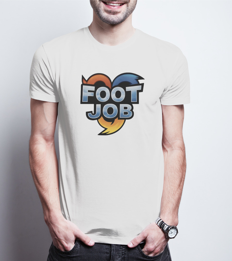 "Footjob Heroes Adventure Icon Parody" T-Shirt