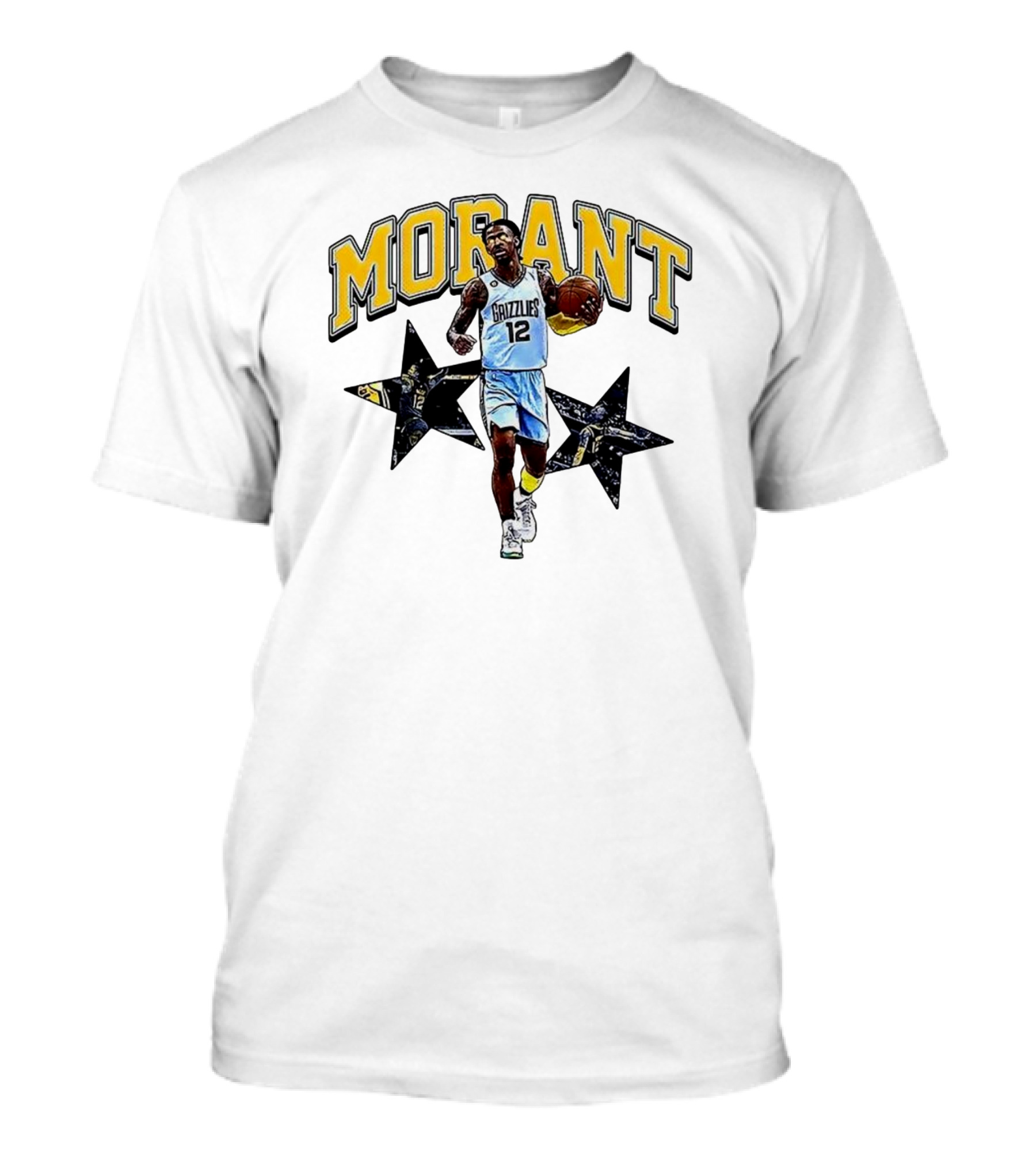 Morant Grizzlies Number 12 NBA Basketball Star T-Shirt