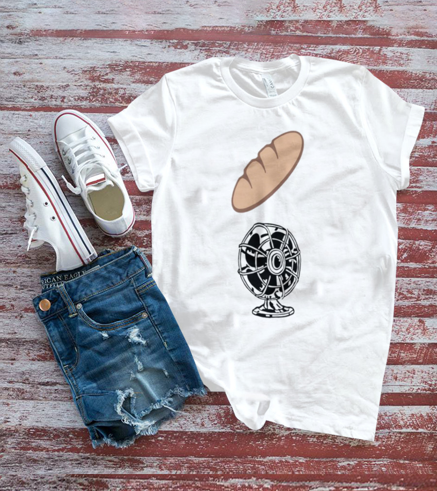 James B. Jones Breadfan Baguette And Fan Icon T-Shirt