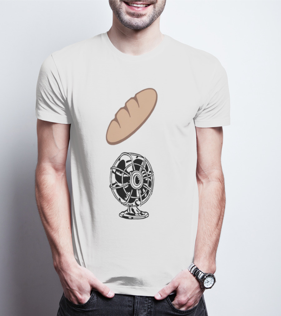 James B. Jones Breadfan Baguette And Fan Icon T-Shirt