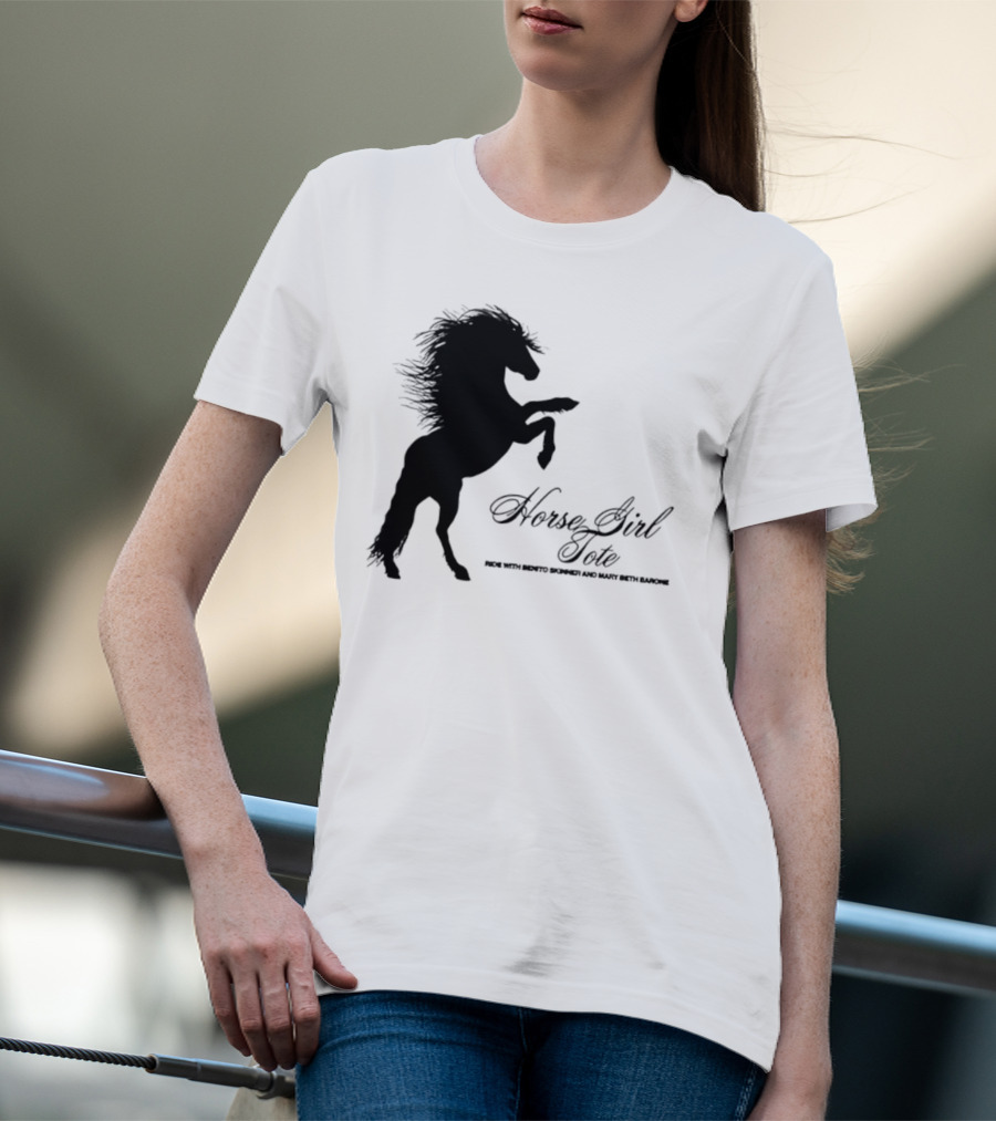 Ride Horse Cowgirl Country Girls Love Cowboys T-Shirt