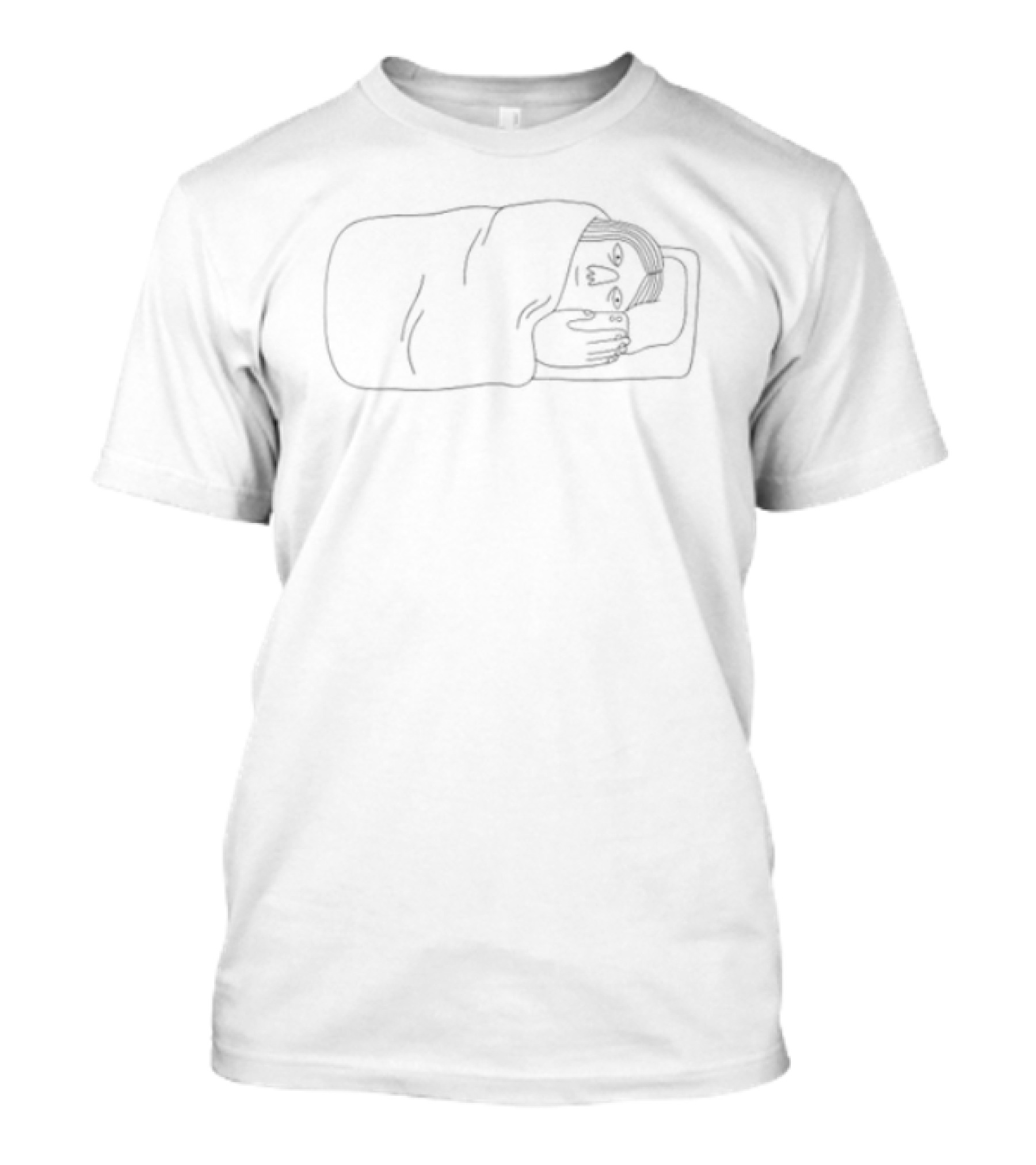 Birnenhirn Brainrot Sleep Comic Style Drawing T-Shirt