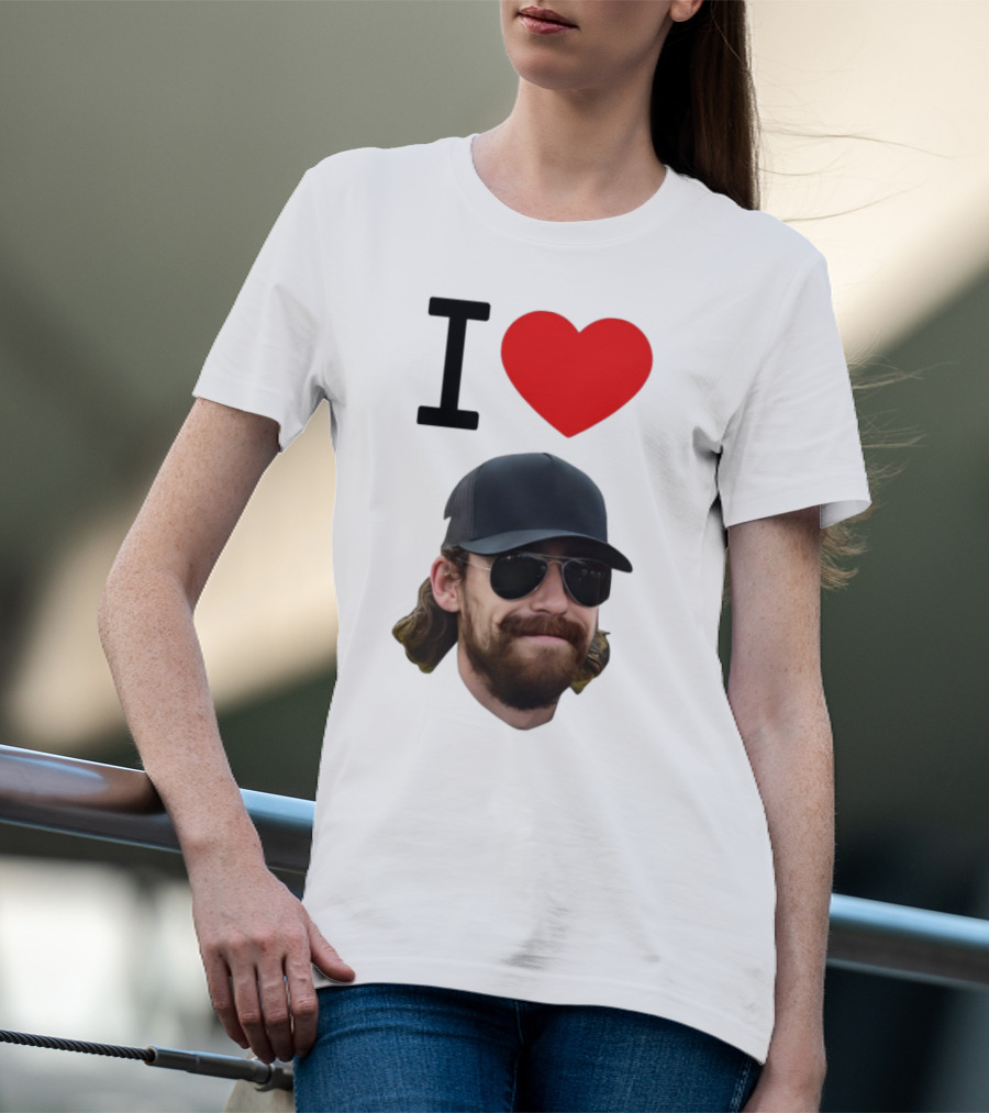 I Heart Ryan Blaney Racing Fan Apparel T-Shirt