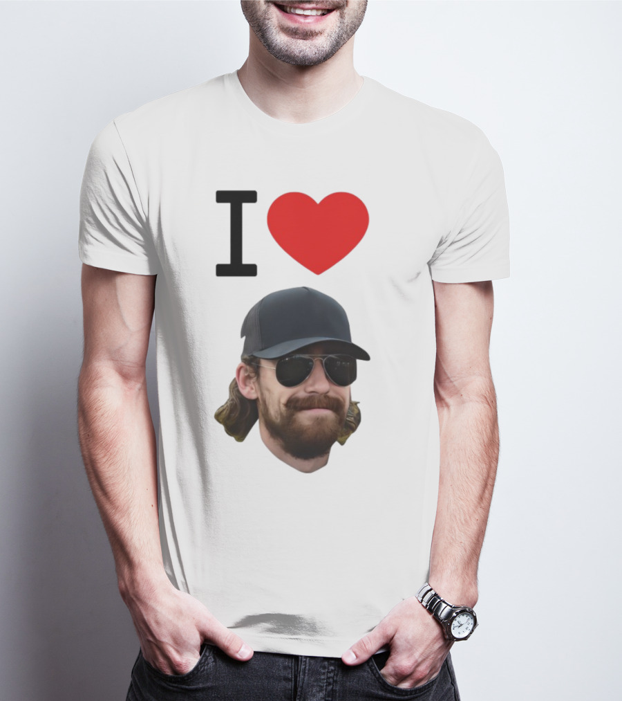 I Heart Ryan Blaney Racing Fan Apparel T-Shirt