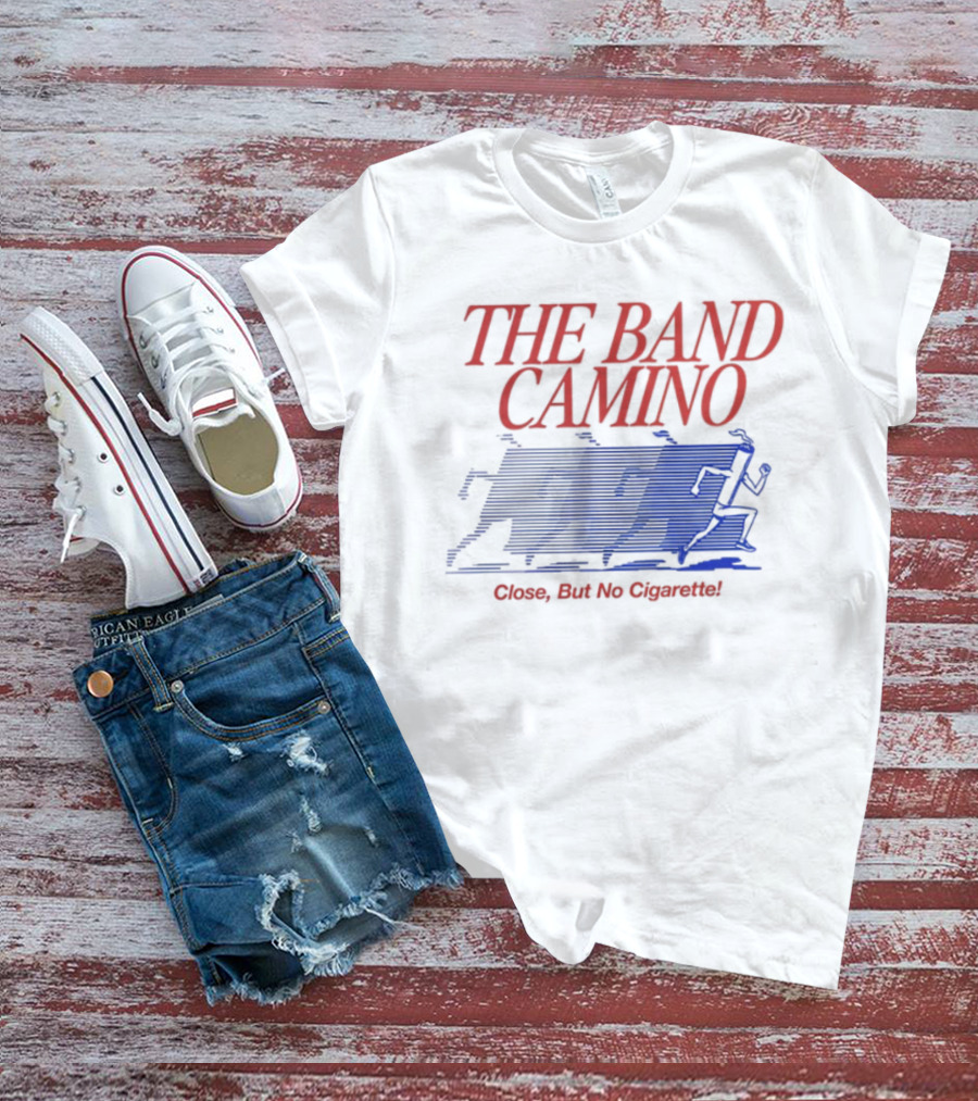 The Band Camino Close But No Cigarette Running Figures T-Shirt