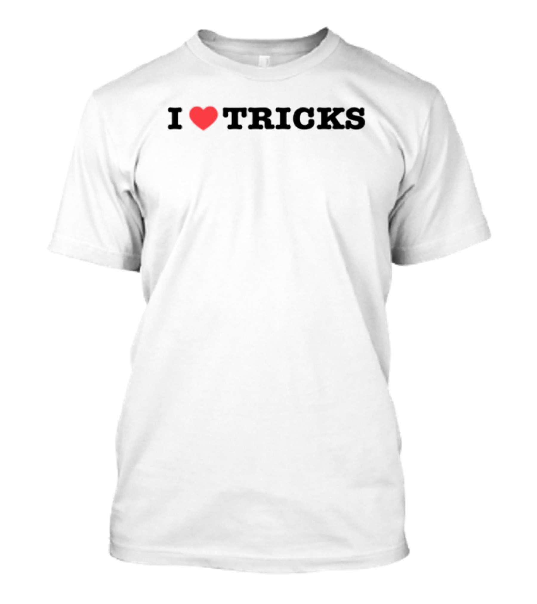 I Love Tricks Heart Logo Thedancersresource T-Shirt