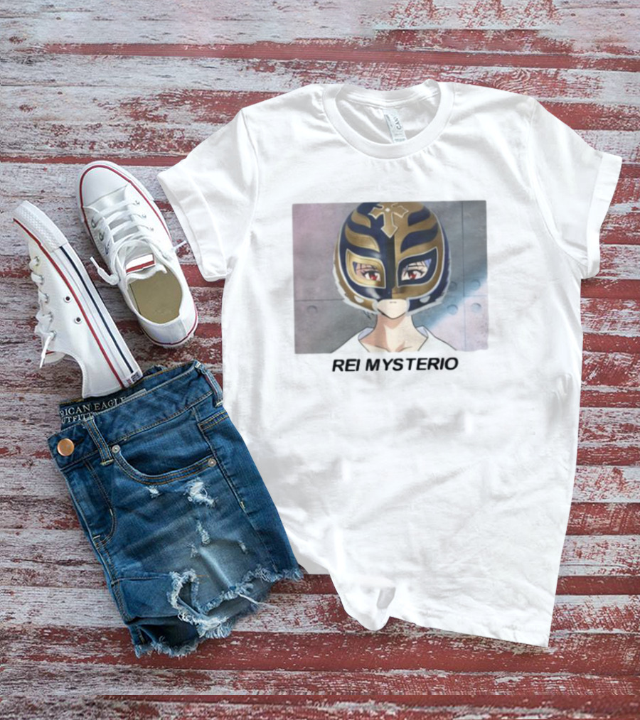 Goofyahhtees Rei Mysterio Anime Mask Fusion T-Shirt