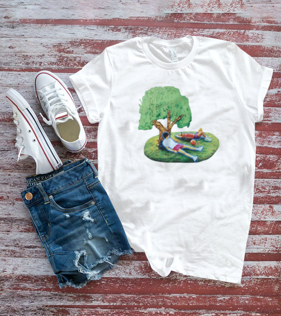 Slushynoobz Tree Relaxing Under Summer Shade With Friends T-Shirt
