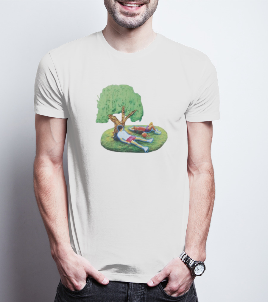 Slushynoobz Tree Relaxing Under Summer Shade With Friends T-Shirt