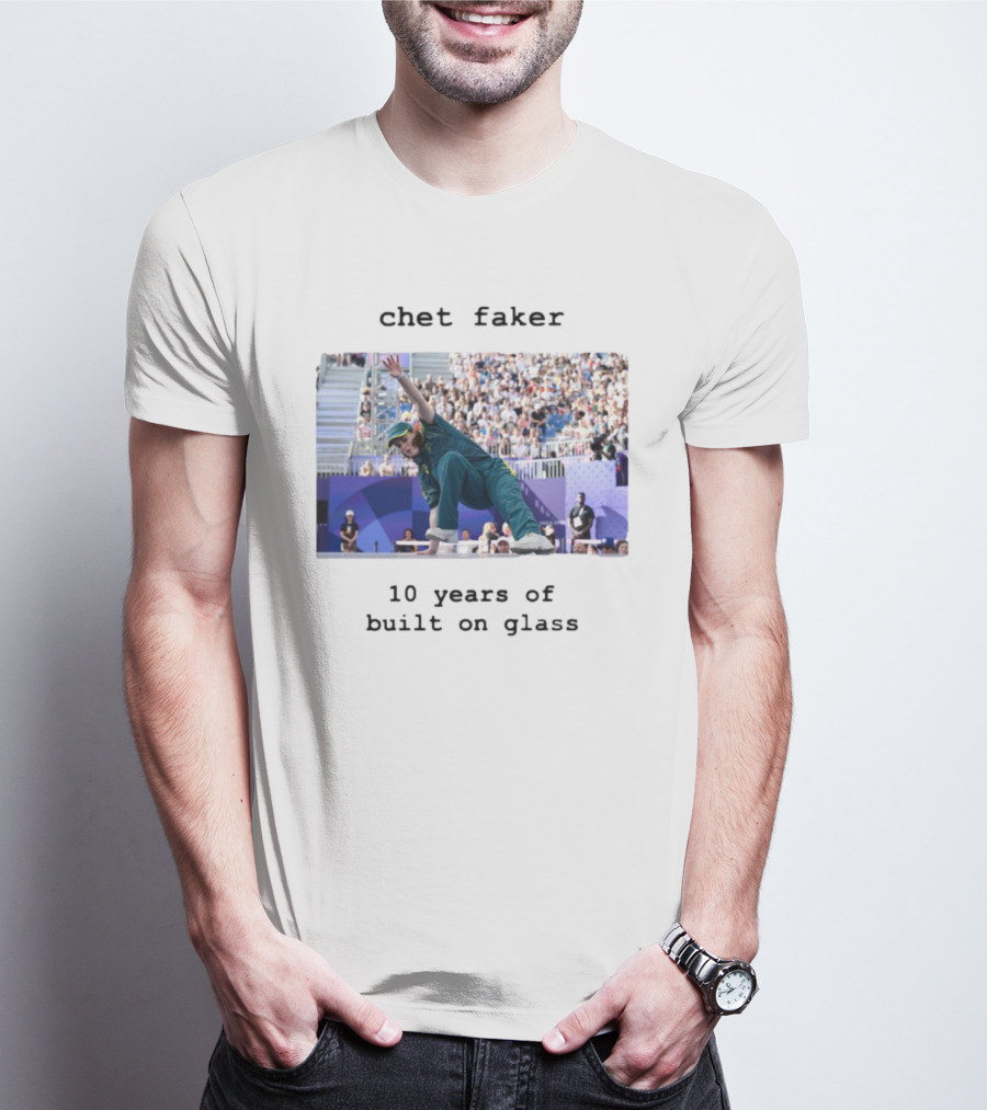 Chet Faker 10 Years Of Built On Glass Breakdancer Performance Event T-Shirt