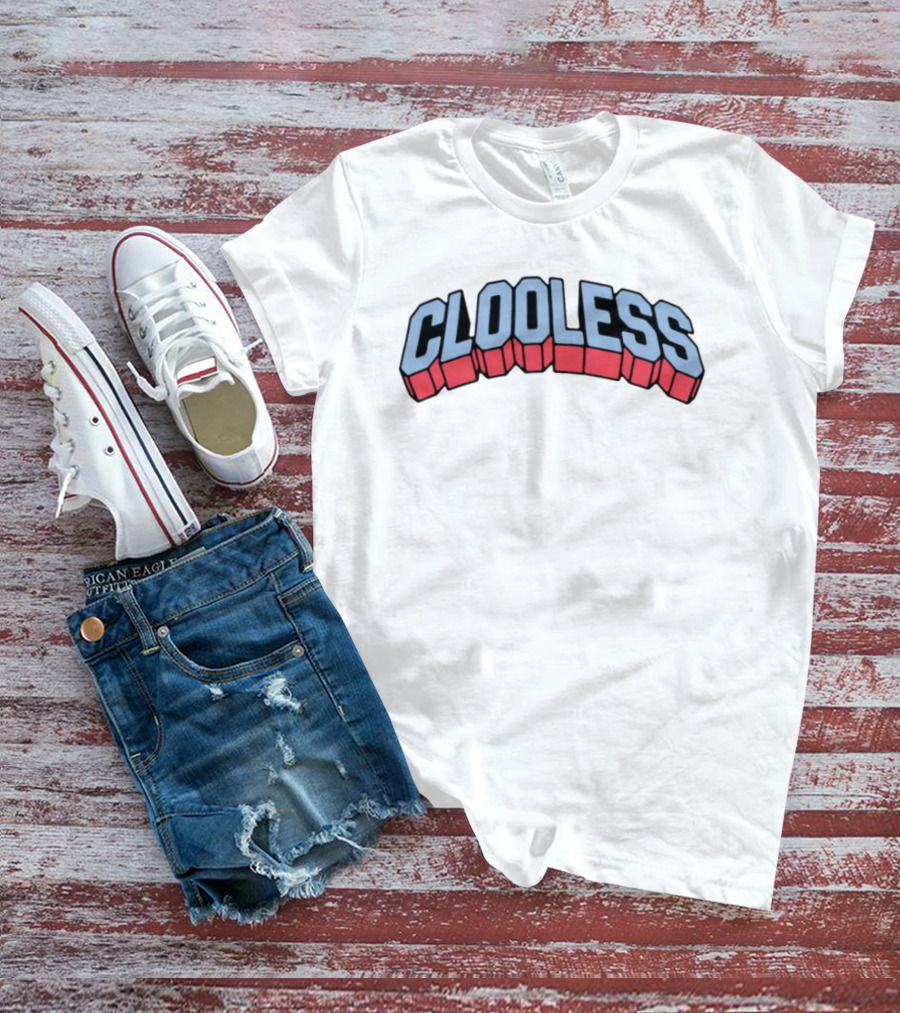 Clooless Podcast Block Party Retro Style Text T-Shirt