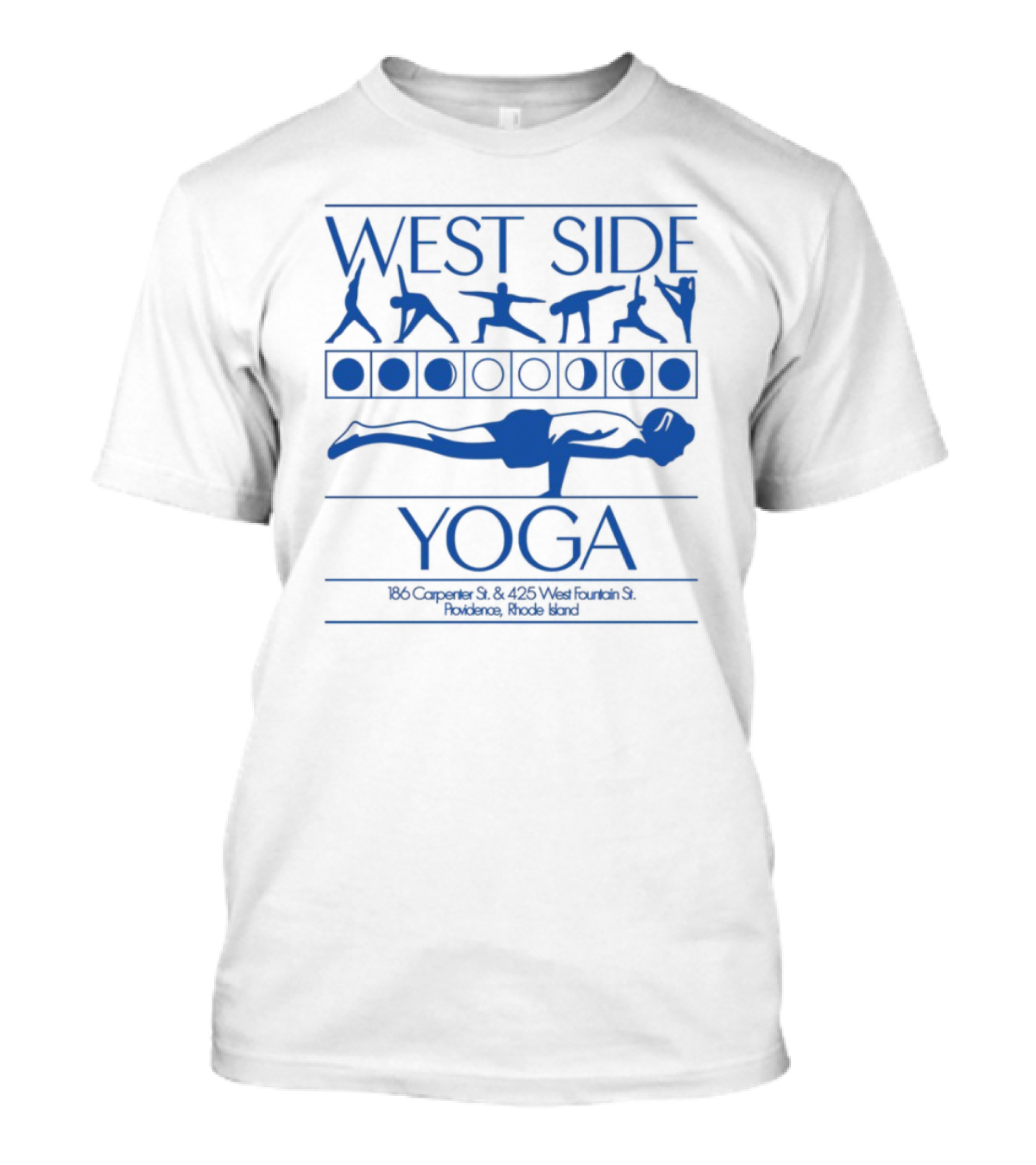 West Side Yoga Providence Rhode Island 186 Carpenter 425 West Fountain ElizabethGoodspeed T-Shirt