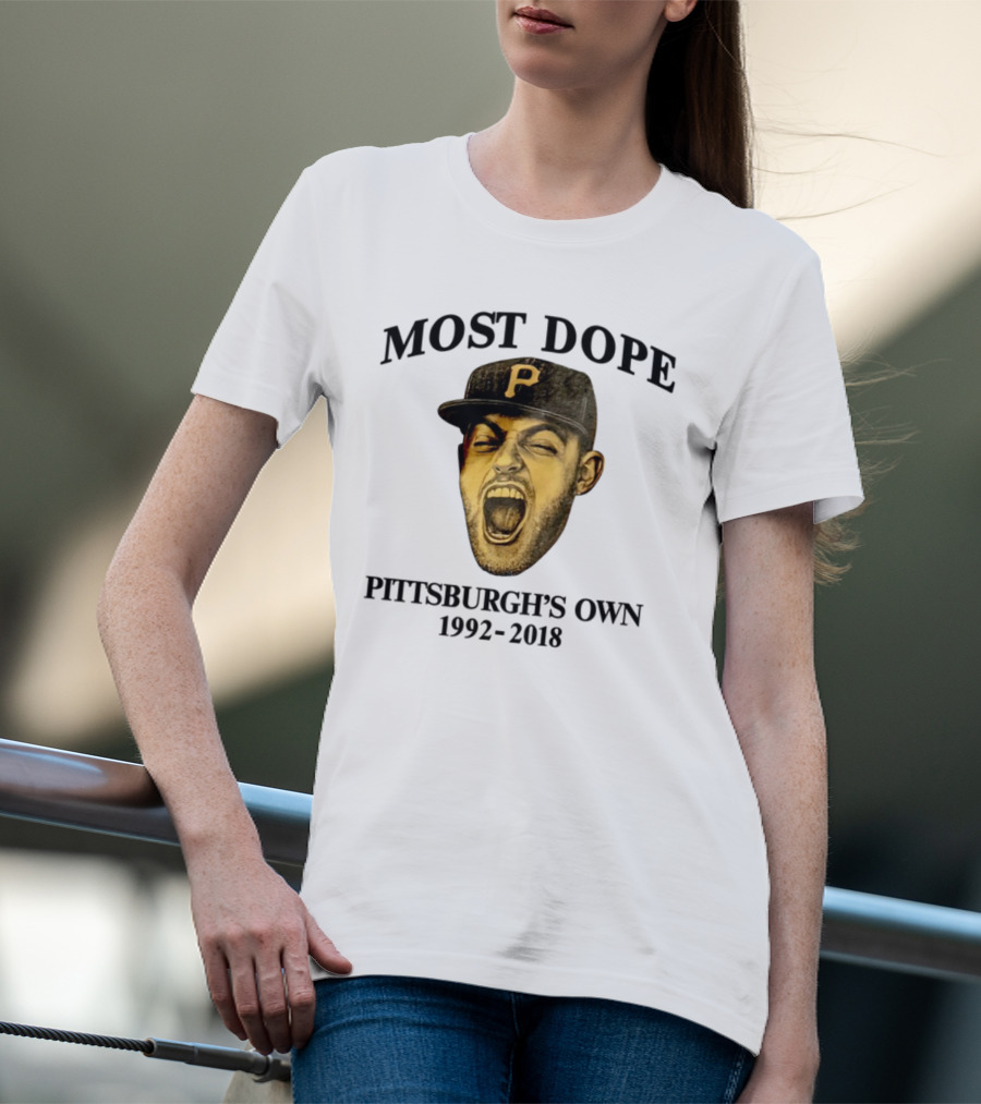 Most Dope Pittsburgh's Own 1992 2018 P Hat Tribute T-Shirt