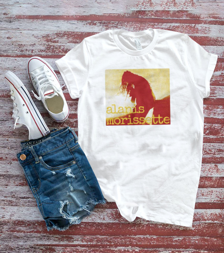Alanis Morissette Yellow Vintage Silhouette T-Shirt