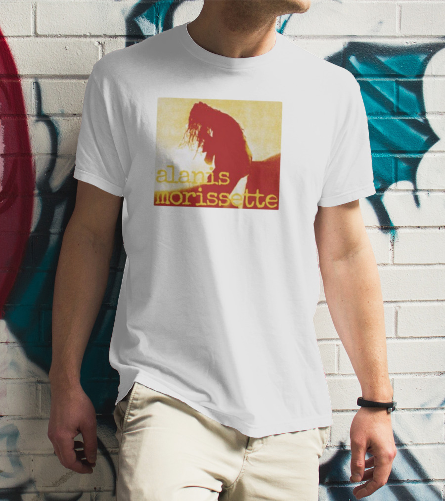 Alanis Morissette Yellow Vintage Silhouette T-Shirt