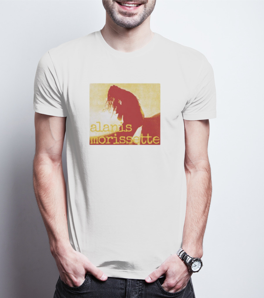Alanis Morissette Yellow Vintage Silhouette T-Shirt