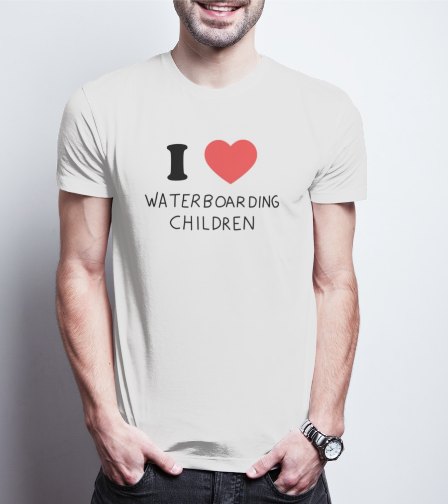 Kirsche I Love Waterboarding Children T-Shirt