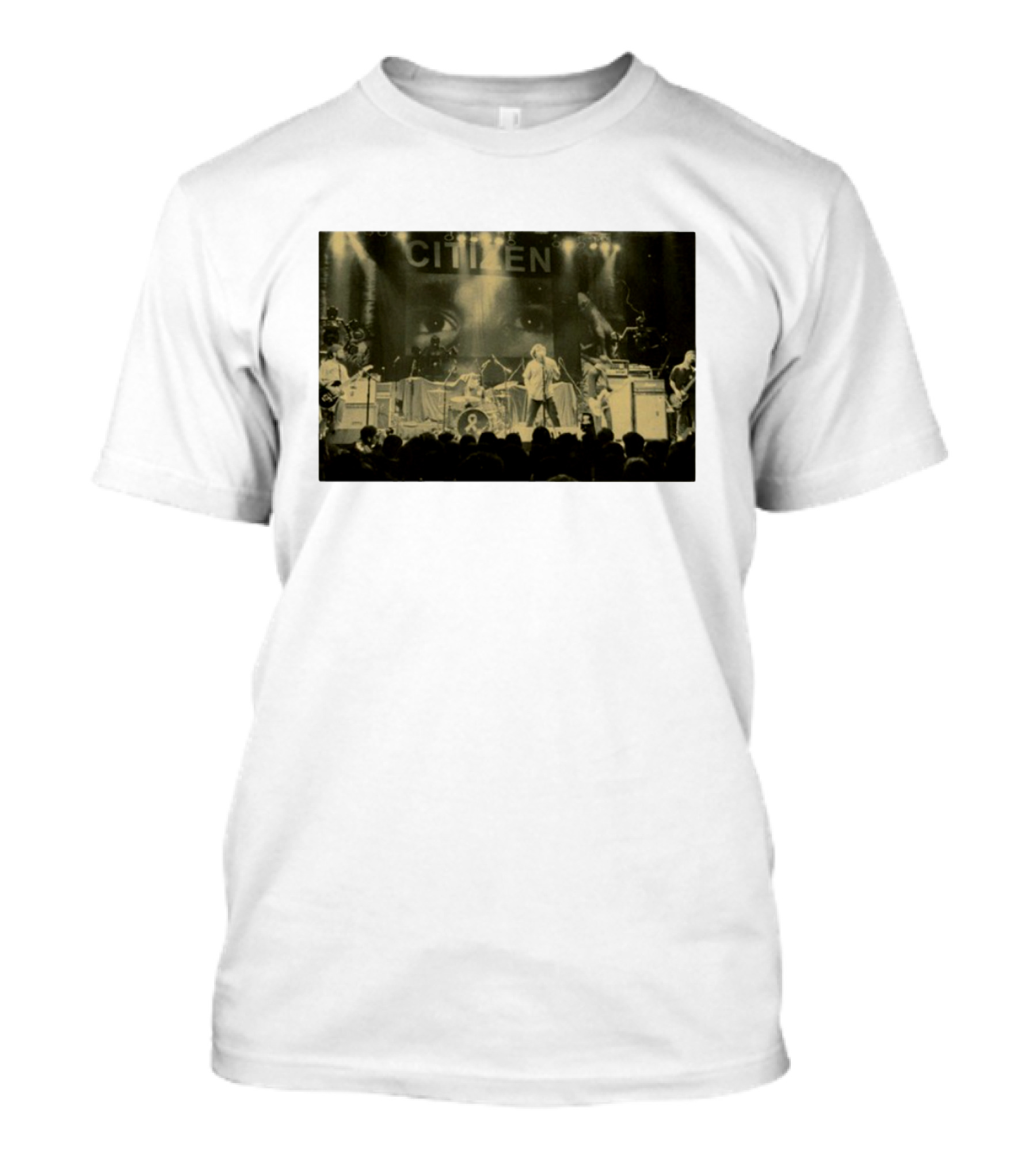 Citizen Be Mine Pull Me In Two I Will Mold Myself Just For You Concert Stage Performance Eyes Banner T-Shirt