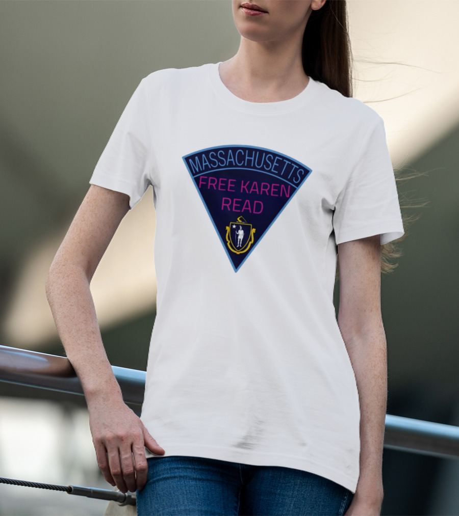 Massachusetts Free Karen Read Emblem Design T-Shirt