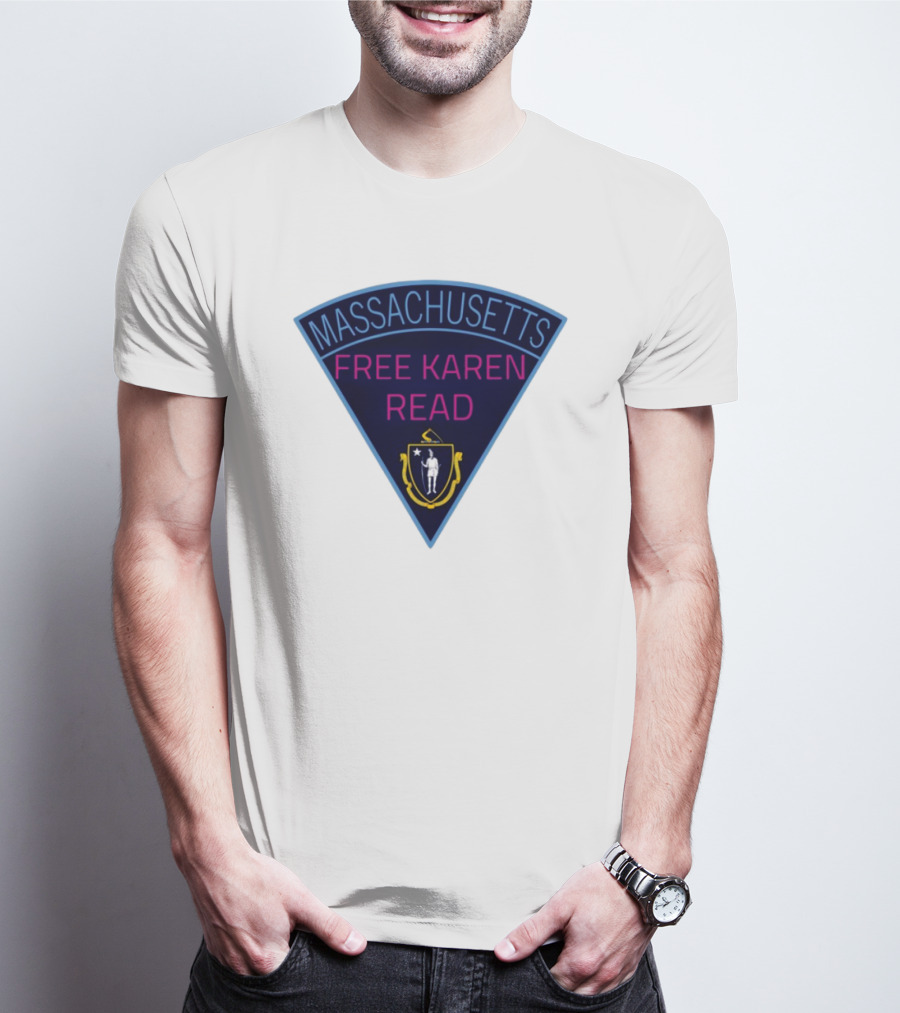 Massachusetts Free Karen Read Emblem Design T-Shirt