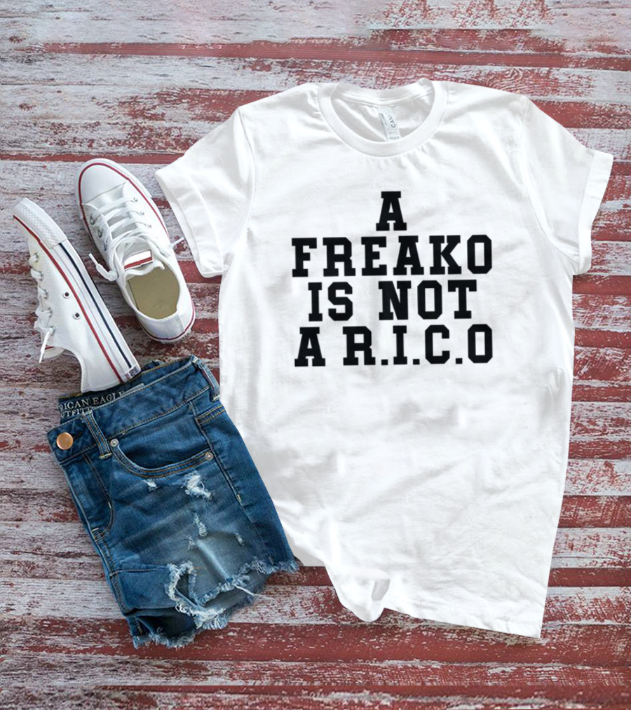 A Freako Is Not A Rico Fun Wordplay Humor T-Shirt