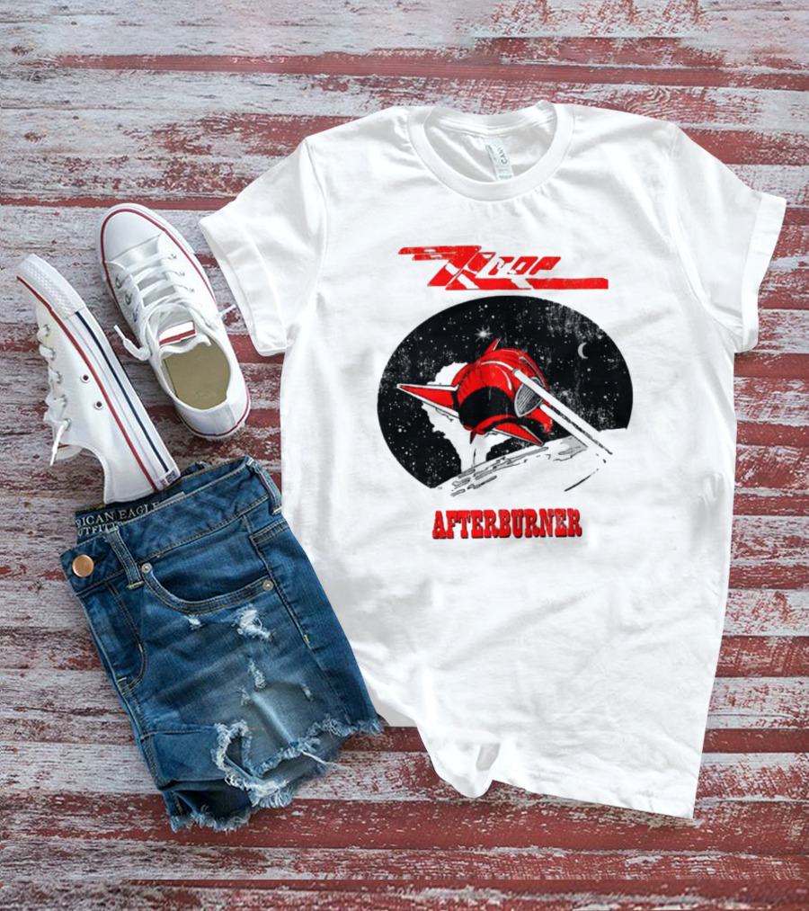 ZZ Top Afterburner Space Theme Retro 1985 T-Shirt