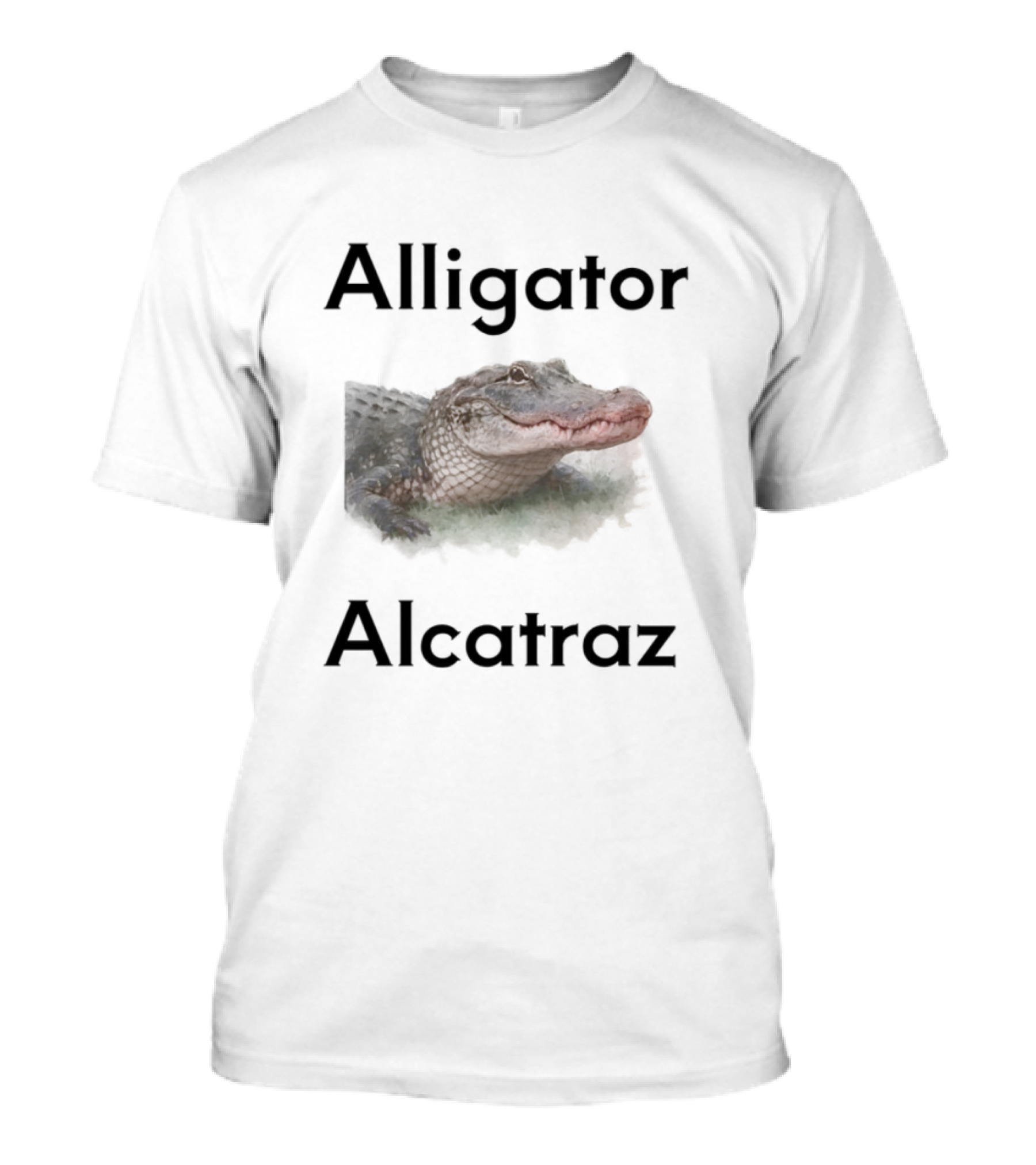 Alligator Alcatraz Crocodilian Escape Island T-Shirt
