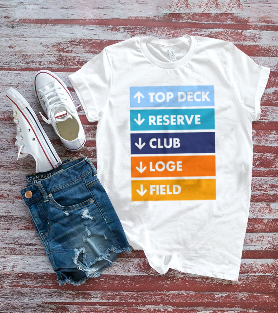 Top Deck Reserve Club Loge Field T-Shirt