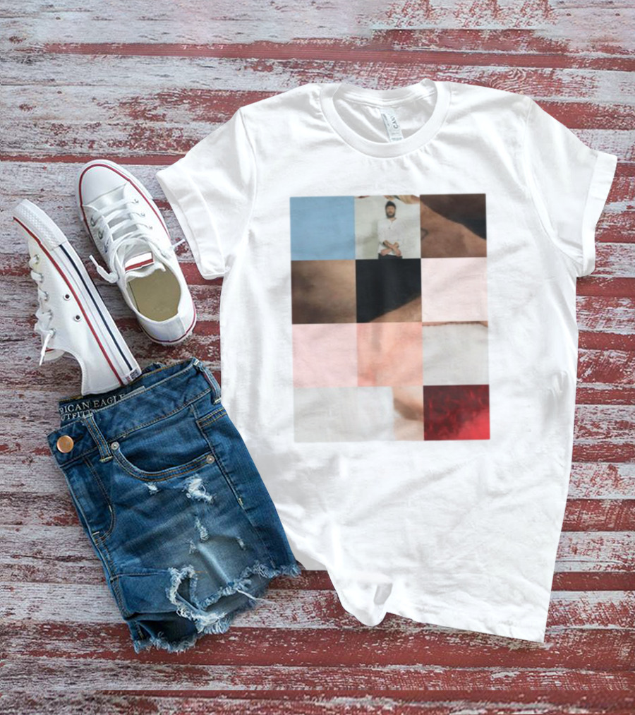 Bon Iver Layout Mosaic Collage T-Shirt