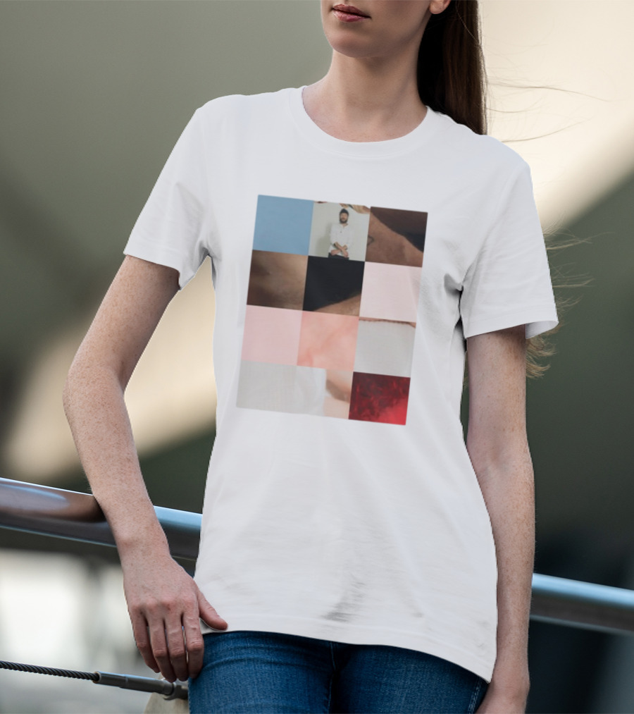 Bon Iver Layout Mosaic Collage T-Shirt