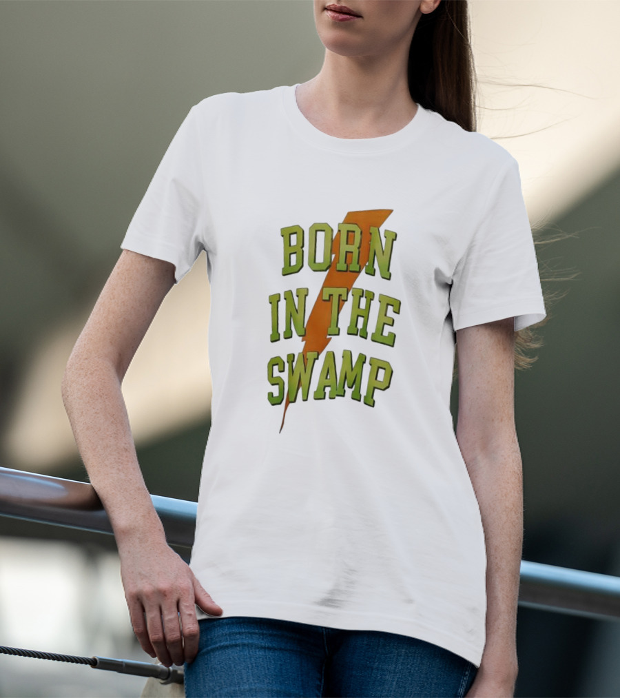 Born In The Swamp Lightning Bolt T-Shirt