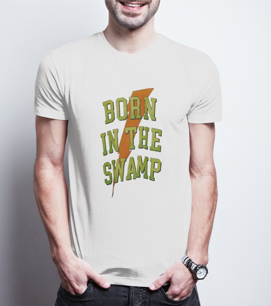 Born In The Swamp Lightning Bolt T-Shirt