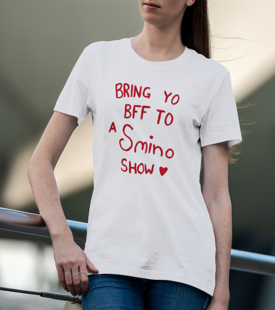 Bring Yo BFF To A Smino Show Fan Merchandise With Heart Design T-Shirt