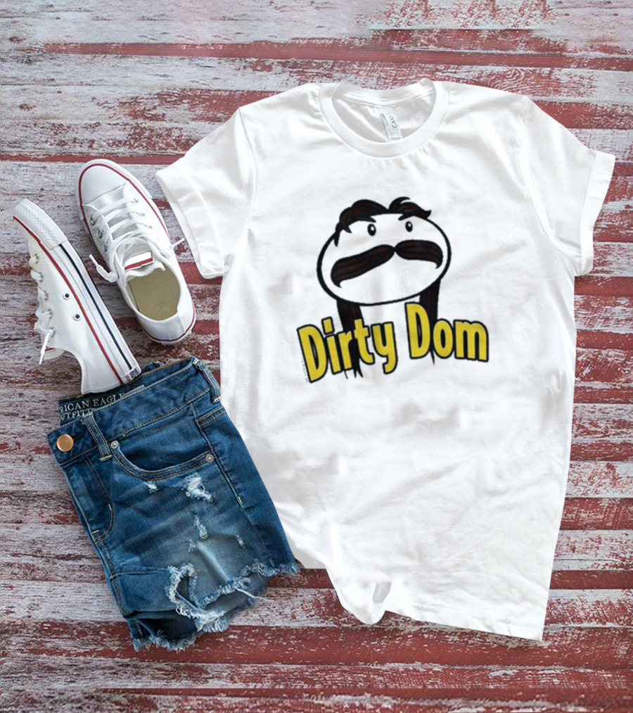 Dirty Dom Hair Illustration T-Shirt