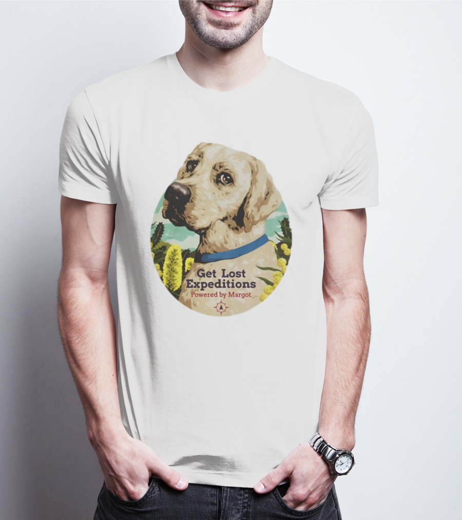 Get Lost Expeditions Powered By Margot Dog Adventure T-Shirt