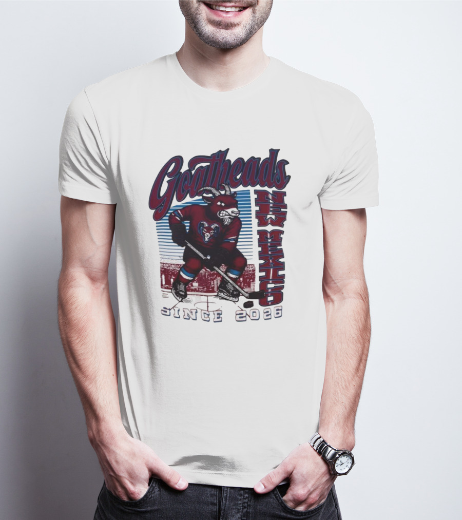 Goatheads New Mexico Hockey Since 2026 Hometown Pride Collection T-Shirt