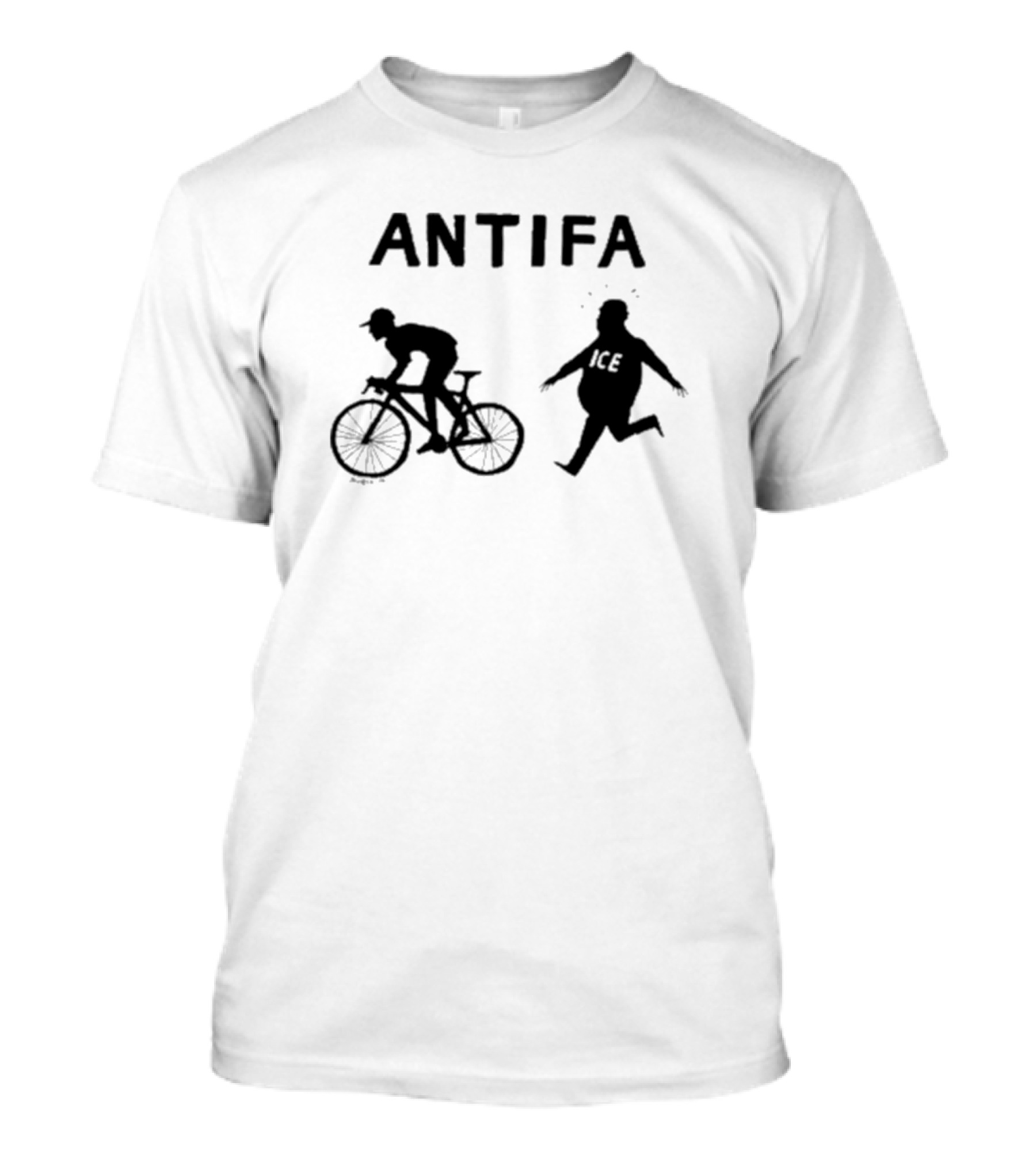 Jesse Duquette Antifa Biker Solidarity Ice Cream Social T-Shirt