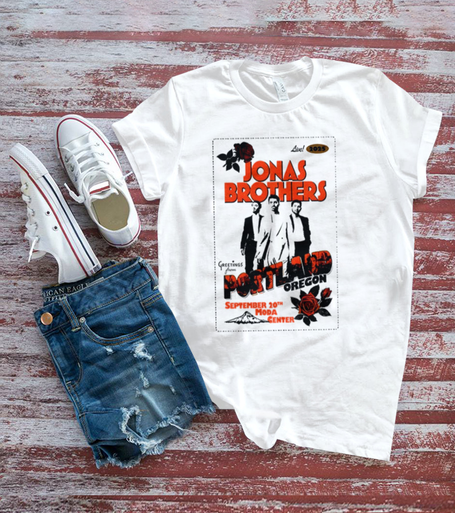 Jonas Brothers Portland Oregon September 20 2023 Moda Center T-Shirt