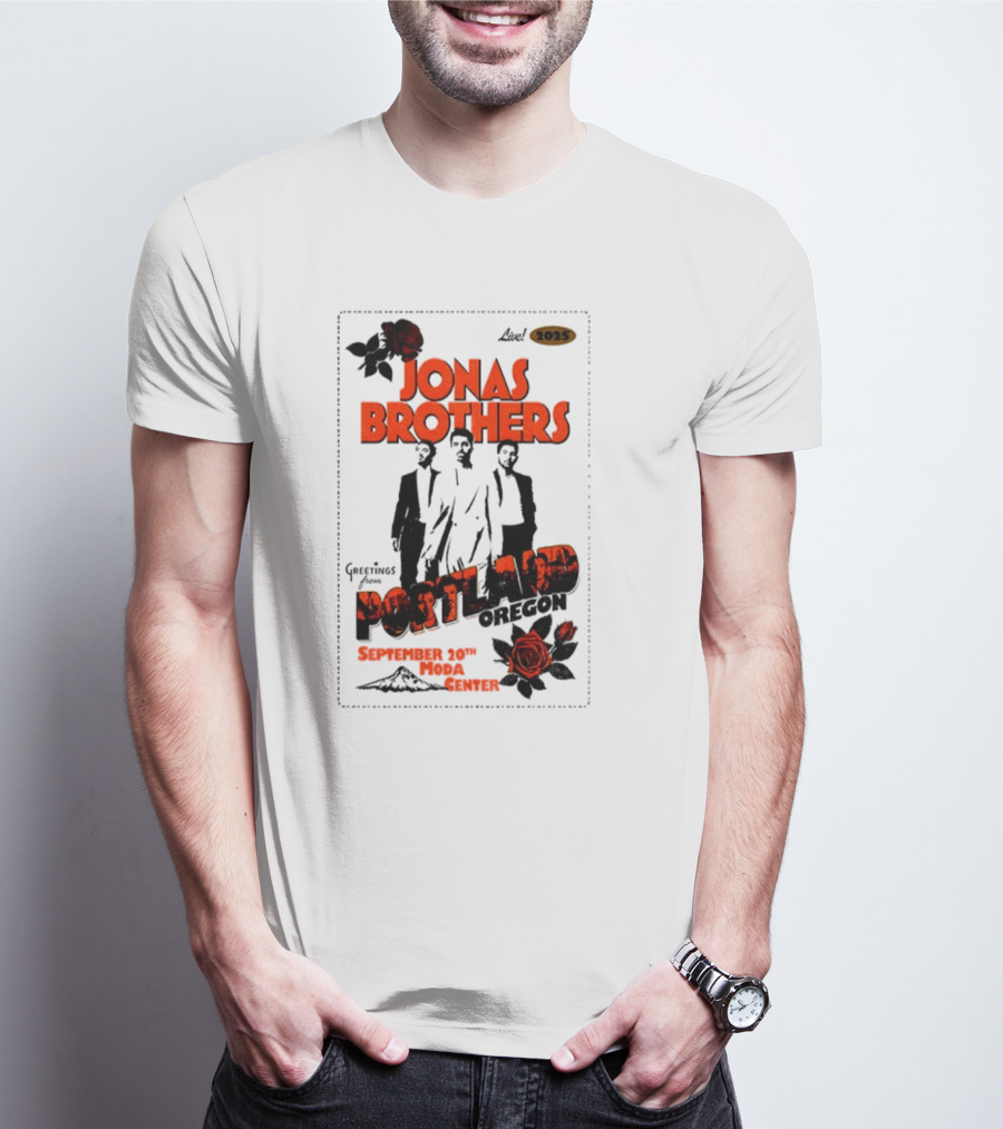 Jonas Brothers Portland Oregon September 20 2023 Moda Center T-Shirt