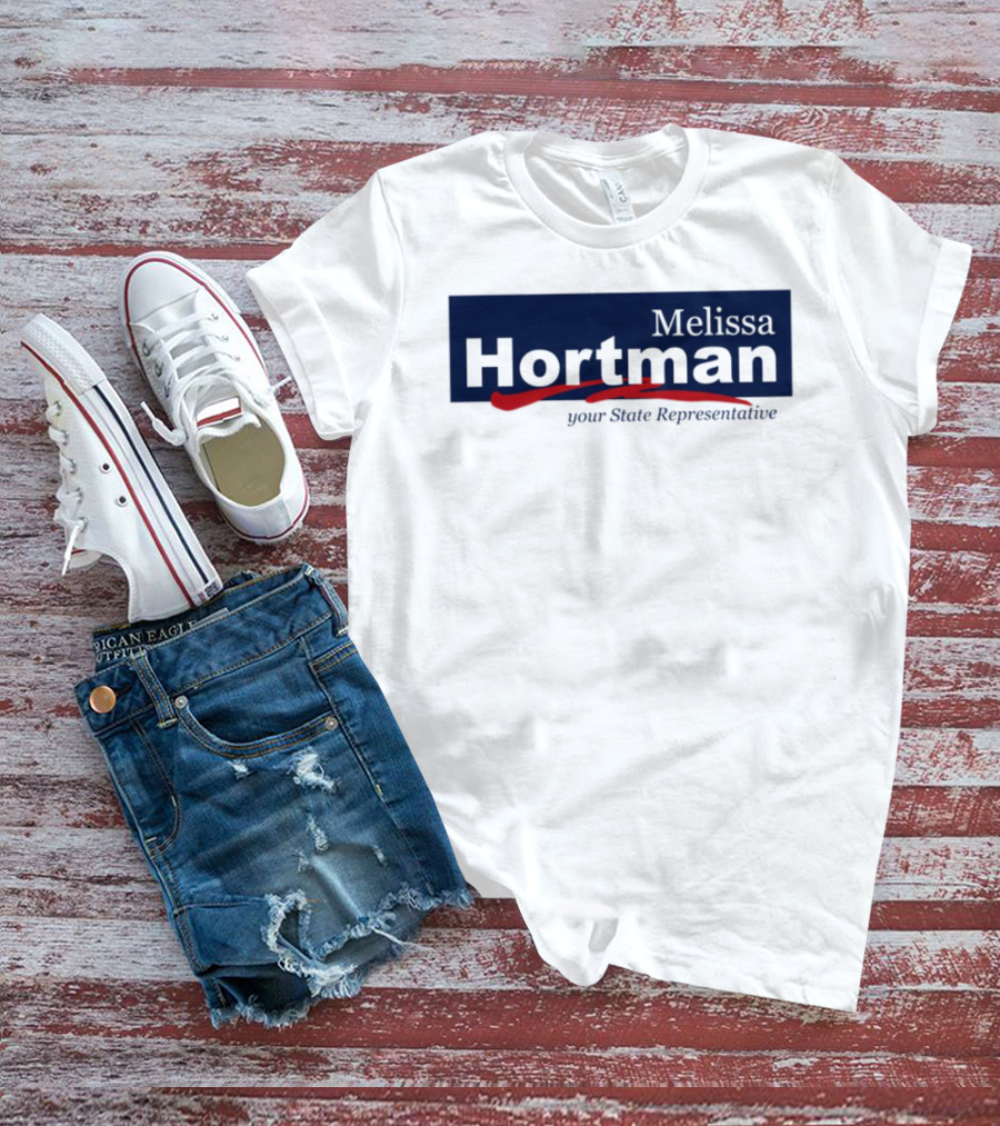 Melissa Hortman Your State Representative Red And Blue Typography T-Shirt