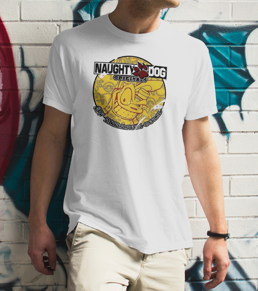 Naughty Dog Classics 25 Million Sold Celebration T-Shirt